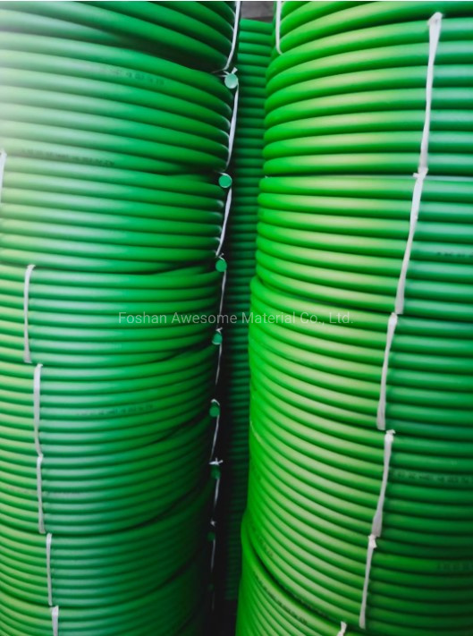 Factory Supply Popular Hot Sale High Quality Green Rough Surface PU Belt