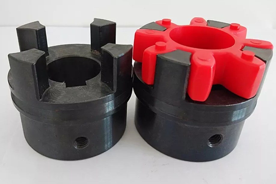 Metal Rotex Type Gr / Ge Flexible Shaft Coupling with PU or Rubber Spider Elastic Element Jaw Couplings
