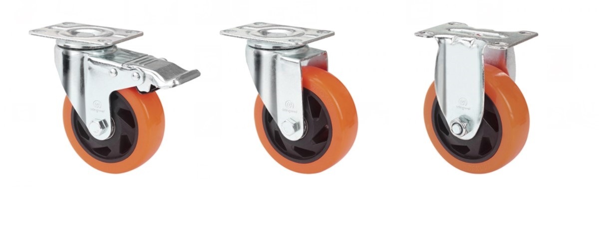 3&quot; 4&quot; 5&quot; Medium Duty Caster with Thread Stem