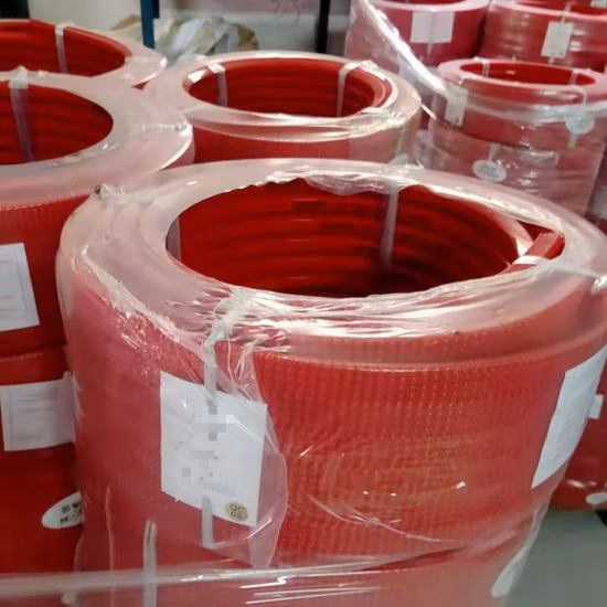 TPU Reinforced Industry Polyurethane Urethane Round Belt V Supergrip Ridge Top Heptagonal Belt