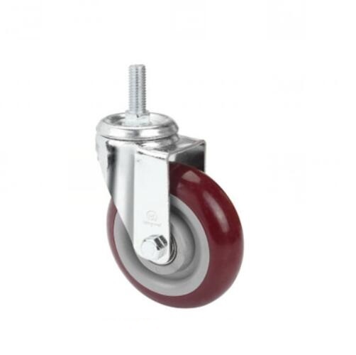 Big Supply Medium Duty Caster PU Wheel PVC Caster for Civil Use