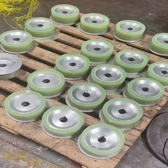 China Factory Directly Sell PU Wheel PU Roller Rubber Coating Any Size Roller Hardness Range 20-98A