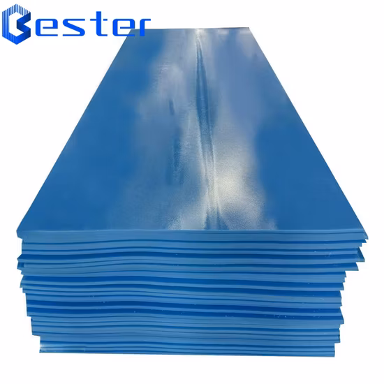 Durable Material Customized Blue Color 100X300cm 0.5mm Thickness PU Sheet