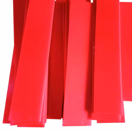 Wholesale Plastic Plate Urethane Sheet 1mm TPU Red Color Stripe
