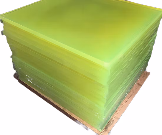 Natural Color PU Sheet Polyurethane Mat Thickness X 10mm Size 500X500mm 90A