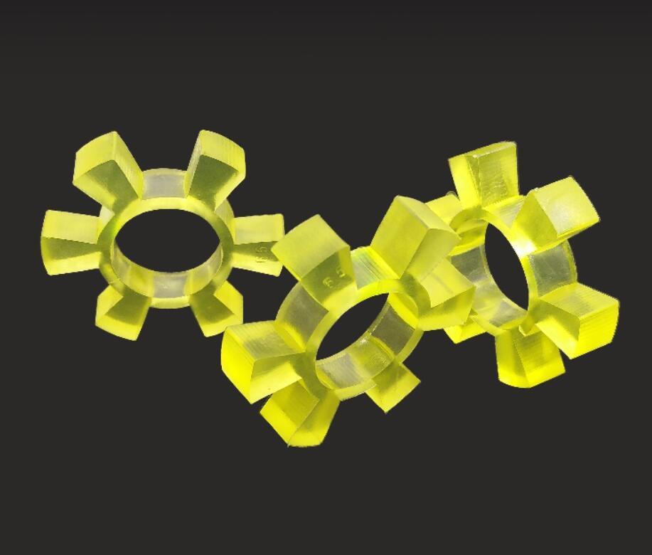 Red, Blue, Yellow Color Polyurethane Rubber Shaft Coupling Elements Jaw Coupling Spider