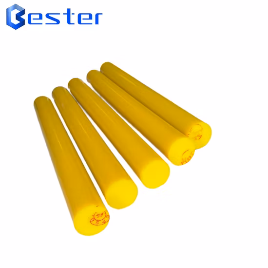 500mm Length Customized Yellow Plastic Bar for Various Industrial Applications