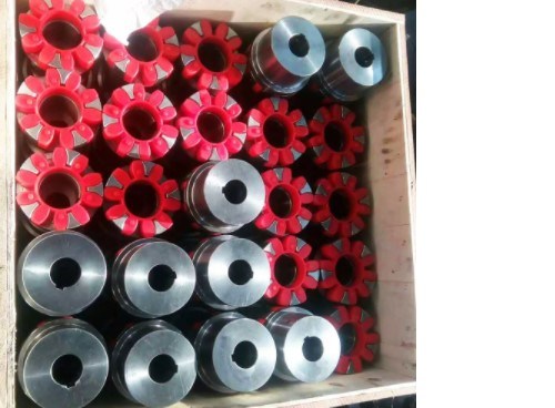 Metal Rotexion Type Gr / Ge Flexible Shaft Coupling with PU or Rubber Spider Elastic Element Jaw Couplings