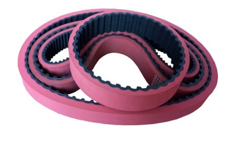 Rubber Belt L Type Red Rubber Coating Milling Machine Timing Belt for Packing Machine