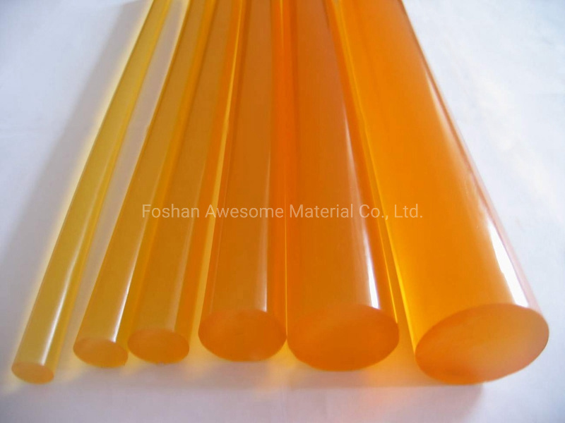 Factory Directly Supply PU Plastic Rod Polyurethane PU Rod Polyurethane Round Bars
