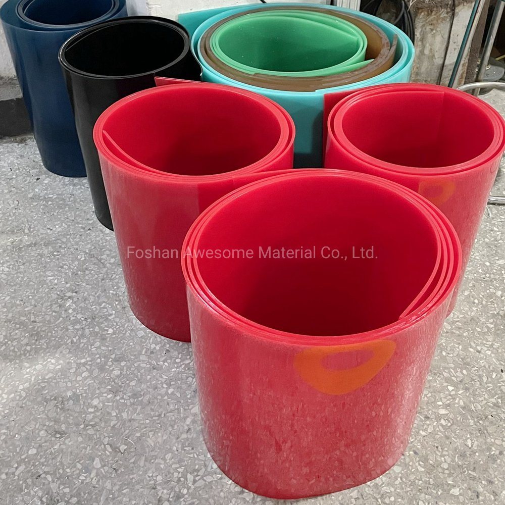 Red Color 10mm Thickness Polyurethane Sheet Rubber Sheet Plastic Sheet