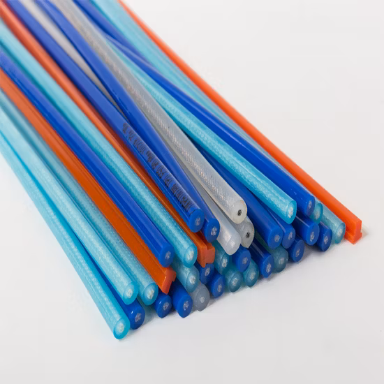 TPU Reinforced Industry Polyurethane Urethane Round Belt V Supergrip Ridge Top Heptagonal Belt