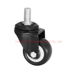1.5&quot; Small Size Light Duty PU Caster Cart Wheel
