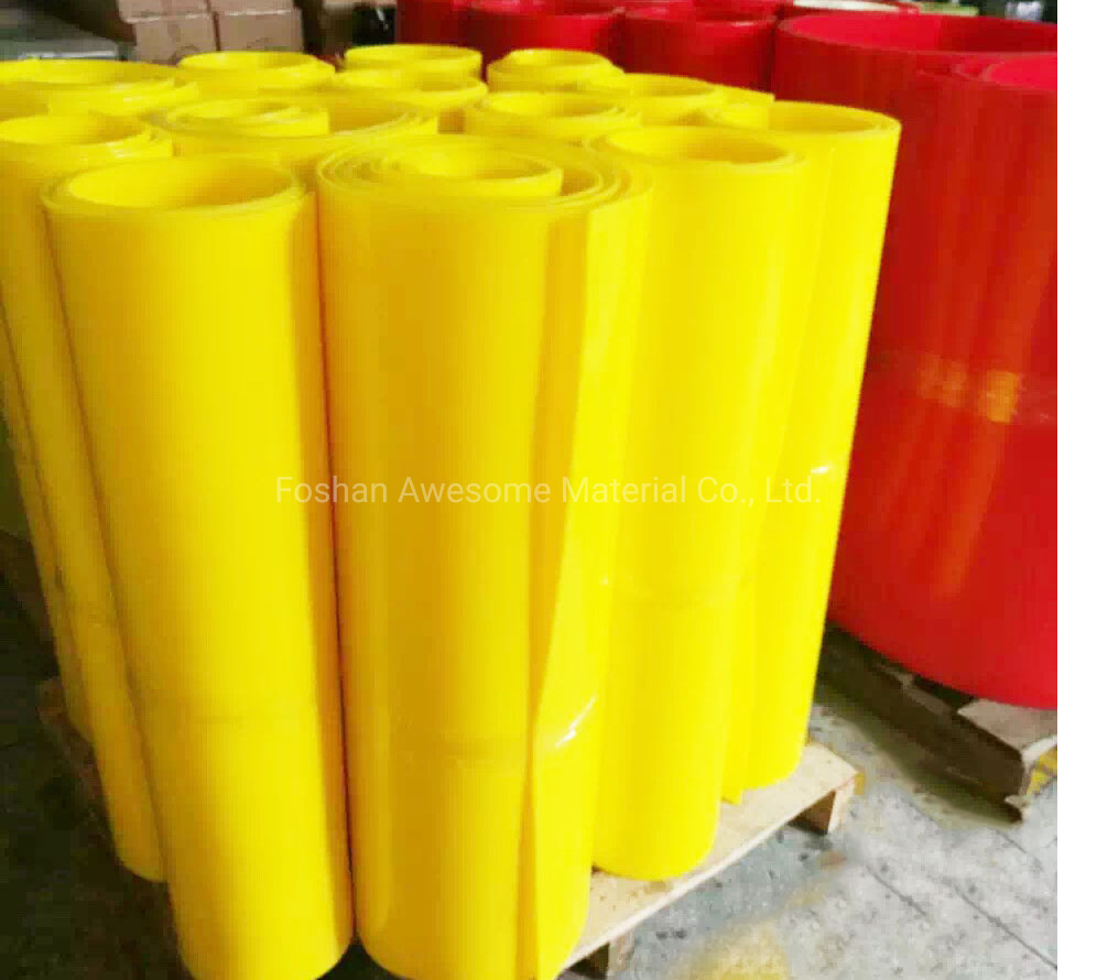 0.5mm Polyurethane Flexible Transparent Natural Raw Material Colored Clear Plastic Flexible Resistant PU Sheet