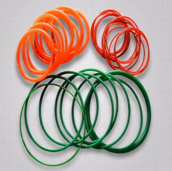 Green Orange Transparent PU Round Belt Polyurethane Drive Belt Smooth and Rough Surface