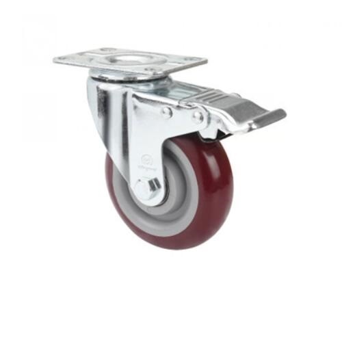 Factory Supply Medium Duty Dia 125mm PU Wheel PU Caster
