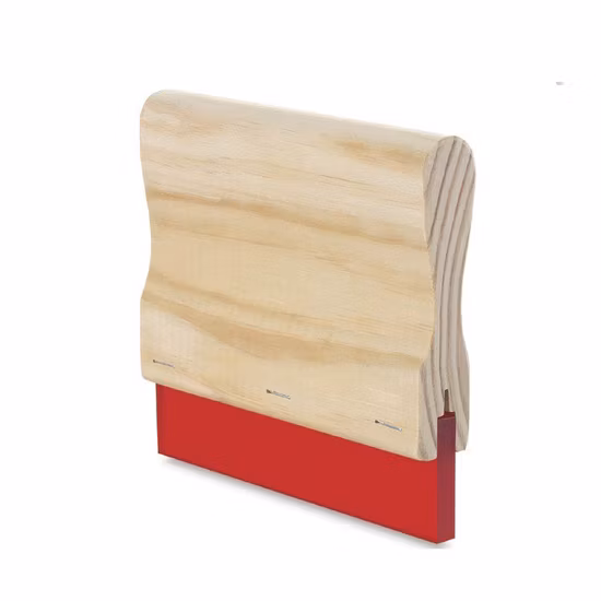 Screen Printing Wooden Handle Polyurethane Squeegee Blade
