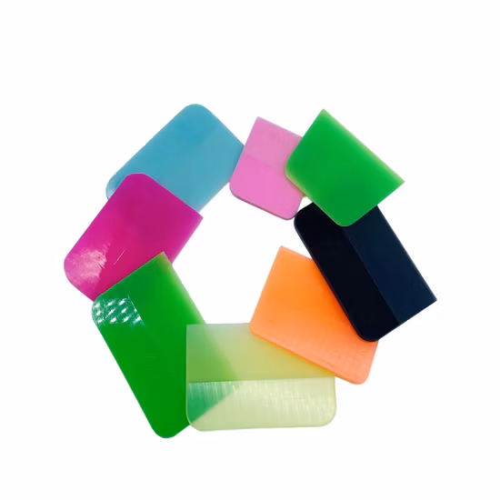 Pink Color Frosted Edge 80A PU Squeegee on Sale for Window Cleaning