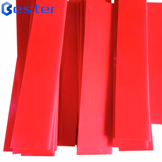 Factory Price Best Selling 85A Red Color PU Sheet for Industry Liners