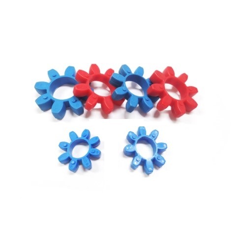 Metal Rotex Type Gr / Ge Flexible Shaft Coupling with PU or Rubber Spider Elastic Element Jaw Couplings