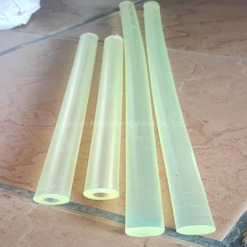 Plastic Transparent Manufacturer Hot Sale Hardness Shore a 10-90 Round Casting Welding Polyurethane Elastomer PU Rod