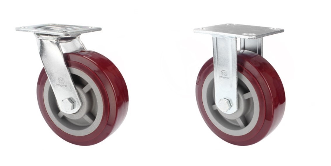 Awesome 6 Inch 150mm PU Wheel Heavy Loading Industrial Wheel