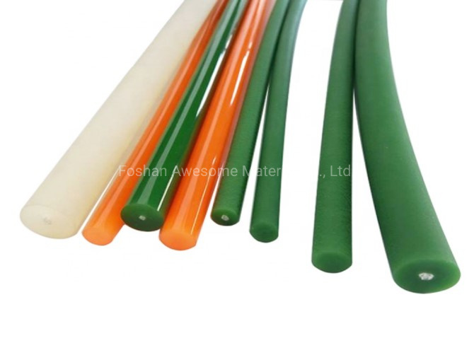 Manufacturer Direct Supply High Strength TPU Round Belt Orange Color Transmission Seamless Belt