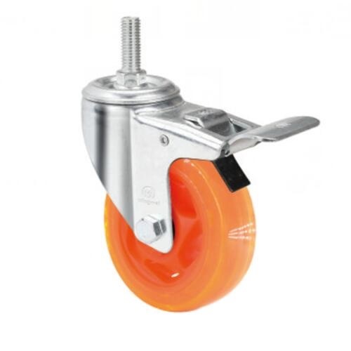Supplier High Quality Medium Duty Industrial Caster Wheels China Hot Product PU Material