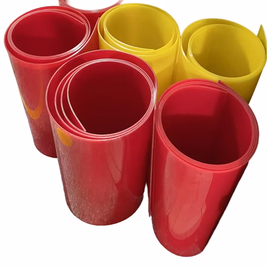 Bulk Supply Red Color Plastic Sheet in Roll for Industrial Buffering Liners
