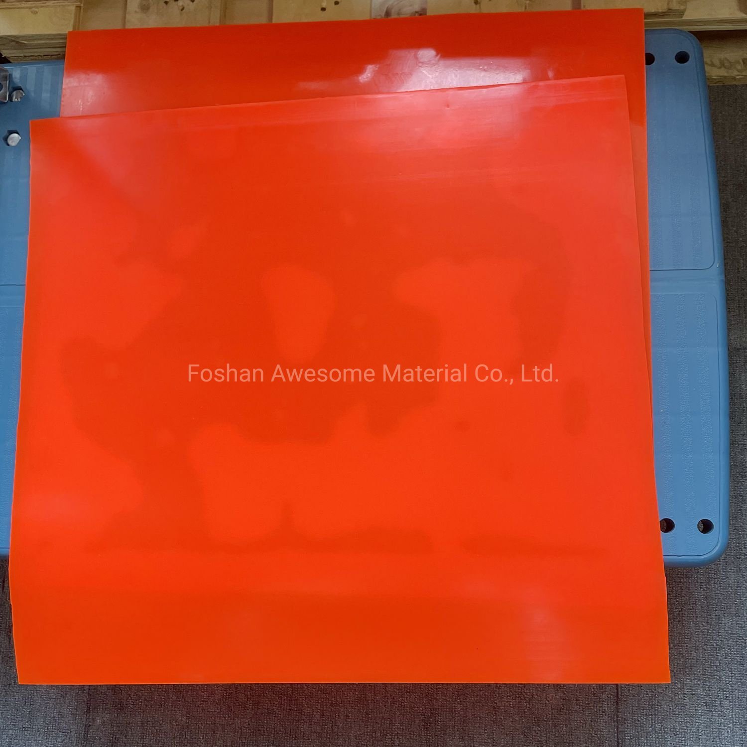 Red Color 10mm Thickness Polyurethane Sheet Rubber Sheet Plastic Sheet