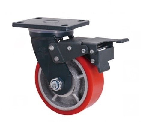 Factory Directly Supply 4&quot; 5&quot; 6&quot; 8&quot; Industrial Heavy Duty Heavy Loading Wheel in PU Covering
