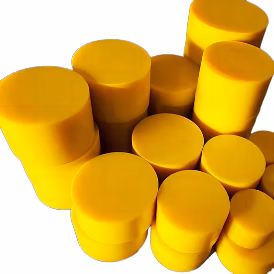 Popular Brown Color Diameter 100 mm Solid Plastic Elastic Bar Factory Supply