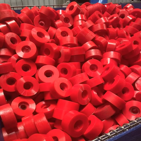 Best Price Small Size PU Rubber Coating Wheel Roller Customized Produced