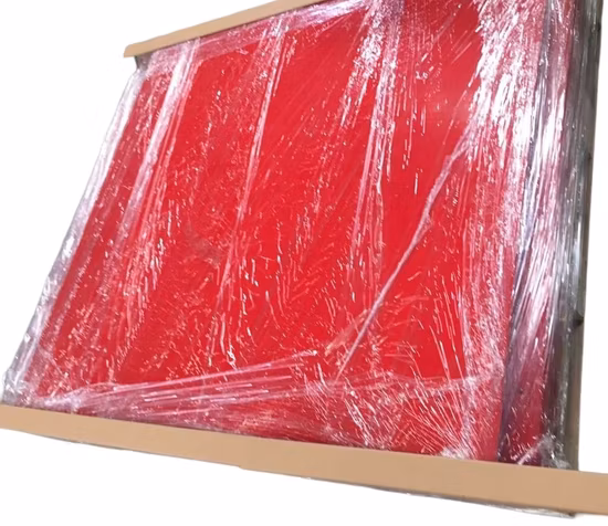 Factory Price Best Selling 85A Red Color PU Sheet for Industry Liners
