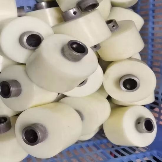 China Factory Directly Sell PU Wheel PU Roller Rubber Coating Any Size Roller Hardness Range 20-98A