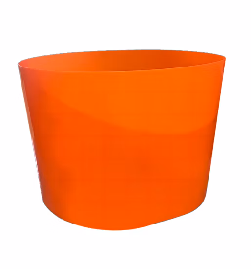 Wholesale PU Plastic Sheet Customized Orange Color 6mm Thickness