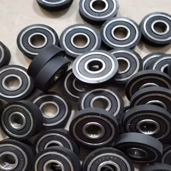 Best Price Small Size PU Rubber Coating Wheel Roller Customized Produced