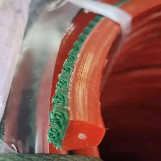 TPU Material Reinforced PU Grip Top V Belt for Ceramic Machine Conveying System