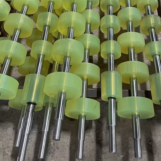 Manufacturers Sell Polyurethane Rubber Roller High Temperature Rubber Roller Custom Specifications