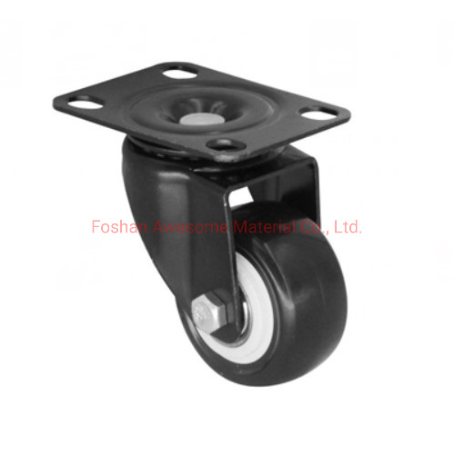 1.5&quot; Small Size Light Duty PU Caster Cart Wheel