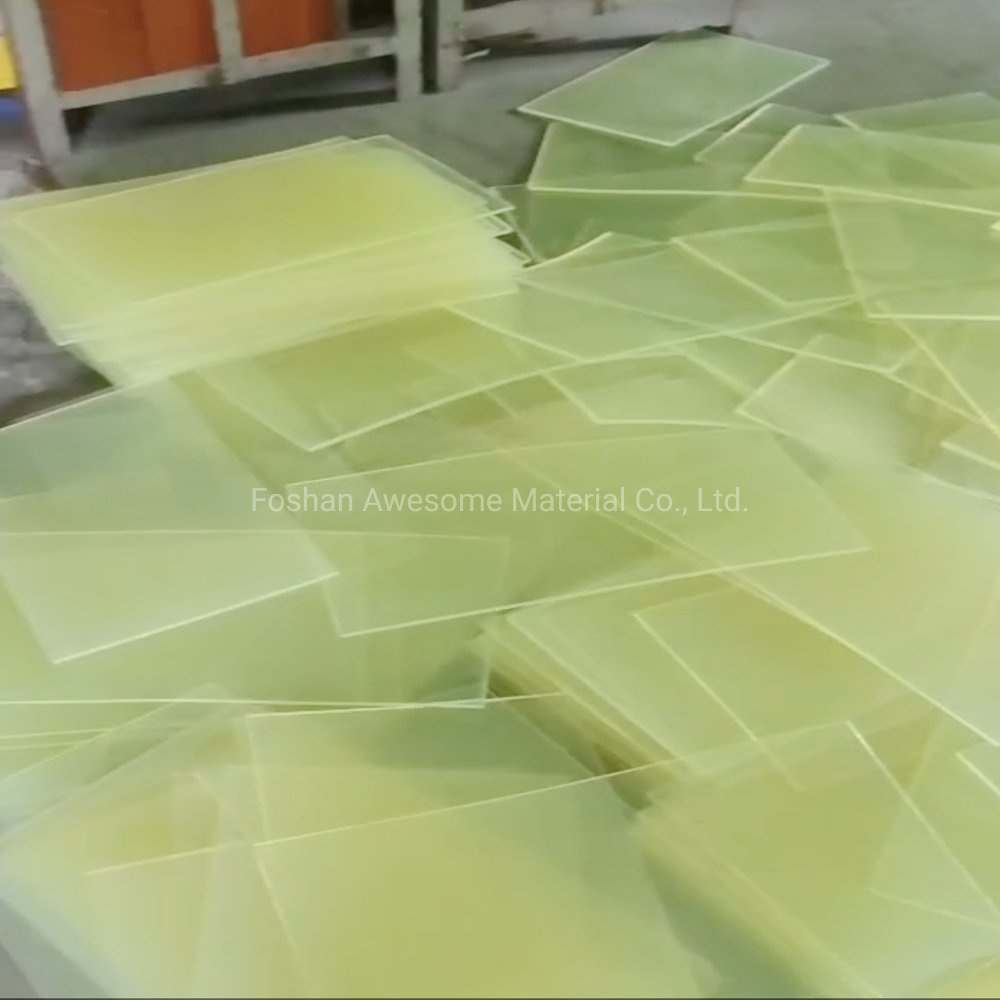 Factory Directly Supply Polyurethane Sheet 300X300X0.5mm Natural Color Adjustable 50-95A Hardness High Wear Resistance Sheet Stamping