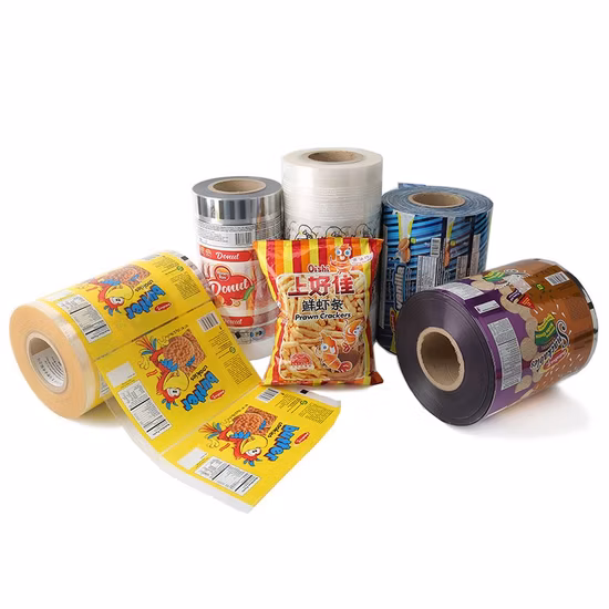 Customized Logo BOPP Printing Laminated Film Roll Plastic Film Roll Packaging Film Roll