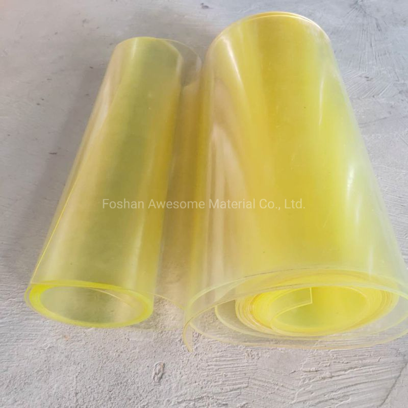 PU Sheet Transparent Polyurethane Sheet Thickness 5-20mm Urethane Flat Sheet Plastic Casting Polyester Silicone Rubber Sheet