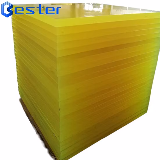 Natural Color PU Sheet Polyurethane Mat Thickness X 10mm Size 500X500mm 90A